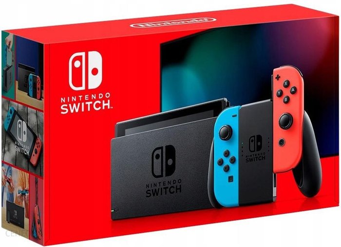 Nintendo SWITCH Neon Red & Blue Joy-Con (2019) eBox24-8028577 фото