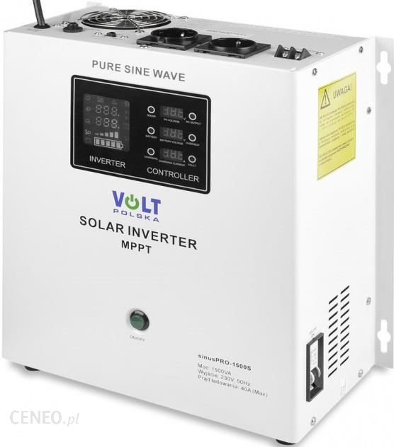 Volt Inwerter Solarny Sinus Pro 1500 S 12/230V (1050/1500W) + 40A Mppt (75V) (3SPS150012) eBox24-8295178 фото