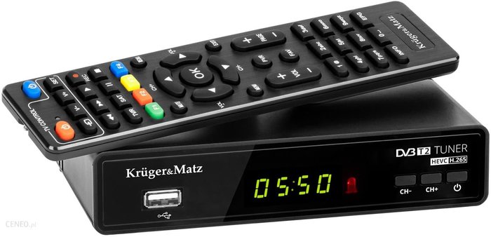 Kruger&Matz TUNER DVB-T2 H.265 HEVC KRUGER&MATZ eBox24-8034192 фото
