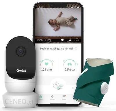 Owlet Niania Elektroniczna Cam 2 & Smart Sock 3 Oddechu Zielony eBox24-8223106 фото