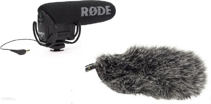 RODE VideoMic Pro Rycote + Osłona DeadCat - profesjonalny mikrofon pojemnościowy do kamer i aparatów eBox24-8105106 фото