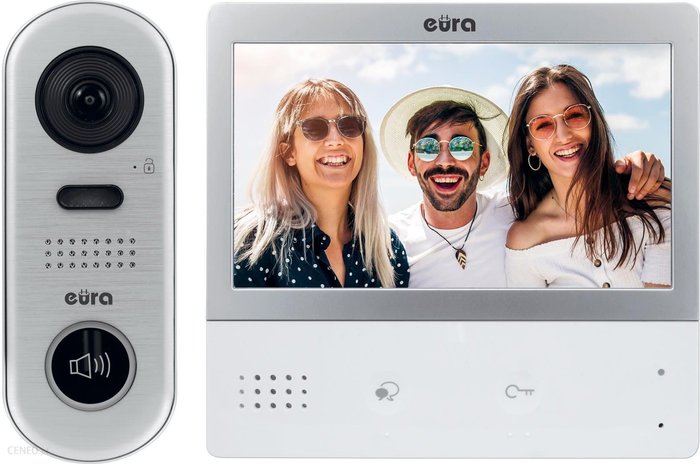 Eura-Tech Wideodomofon Eura 2 Easy Vdp-59A5 - Ekran 7 (A51A159) eBox24-8178671 фото