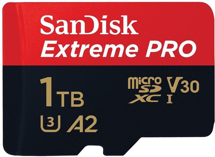 SanDisk microSDXC Extreme Pro 1TB 200/140 MB/s A2 V30 UHS-I U3 (SDSQXCD1T00GN6MA) eBox24-8072025 фото