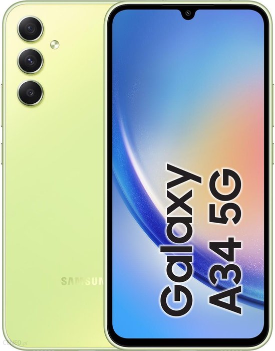 Samsung Galaxy A34 5G SM-A346 6/128GB Limonkowy eBox24-8266368 фото