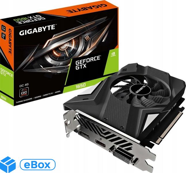 Gigabyte GeForce 1650 D6 OC 4GB (GVN1656OC4GD20) eBox24-8267518 фото