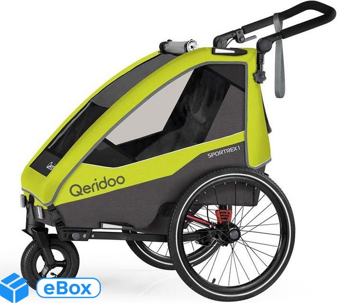 Przyczepka rowerowa Qeridoo Sportrex1 Limited Edition 2022 eBox24-8417415 фото