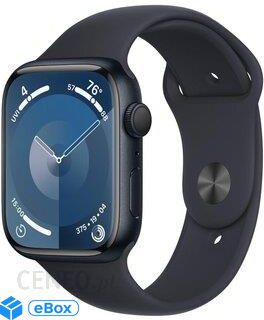 APPLE Watch Series 9 GPS Koperta 45mm z aluminium w kolorze północy z paskiem sportowym w kolorze północy (MR9A3QPA) eBox24-8201581 фото
