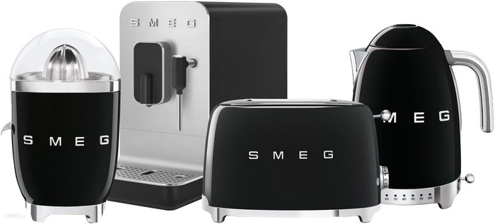 Smeg BCC02BLMEU + TSF01BLEU + KLF04BLEU + CJF01BLEU Black