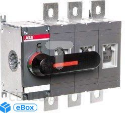 ABB Rozłącznik izolacyjny 3P 630A z napędem bezpośrednim OT630E03K 1SCA022779R4940 eBox24-8179982 фото