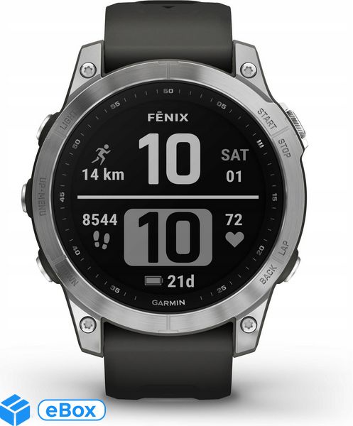 GARMIN Fenix 7 Srebrno-szary (100254001) eBox24-8201583 фото