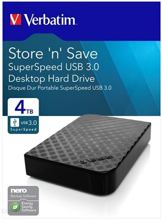 Verbatim Store n Save 4TB USB 3.0 (47685) eBox24-8072433 фото