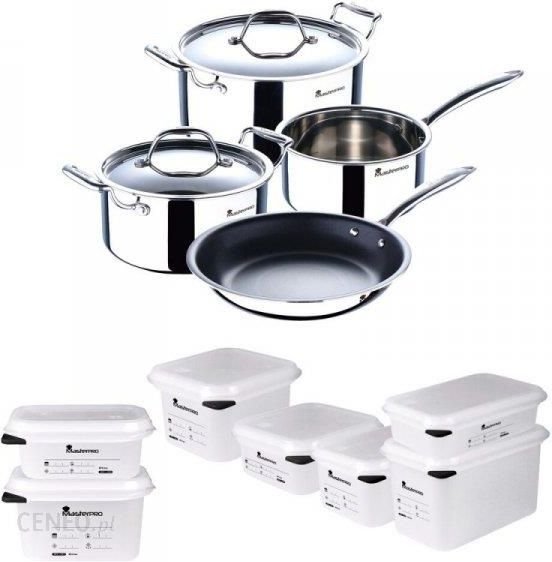 Masterpro Garnki Cookware Triply 11 el