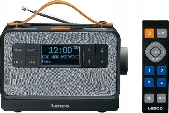Lenco PDR-065BK - Radio DAB+/FM z Bluetooth i bazą ładującą eBox24-8052633 фото