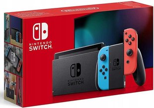 Nintendo Switch V2 + Joy-Con Niebiesko-NSH006 eBox24-8030302 фото