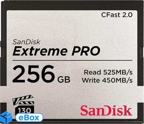 SanDisk CFAST 2.0 VPG130 256GB Extreme Pro (SDCFSP-256G-G46D) eBox24-8072034 фото