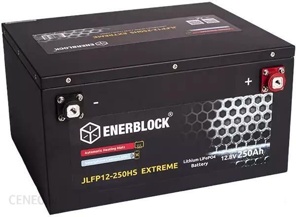 Enerblock JLFP Lithium Extreme 12V 250Ah LiFePO4 BMS Bluetooth z matą grzewczą eBox24-8278934 фото