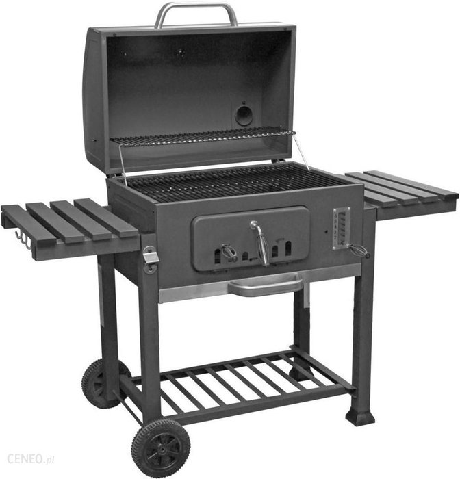 Grill Węglowy Angular 11250 Xxl 71x46cm Z Żeliwnym Rusztem Activa