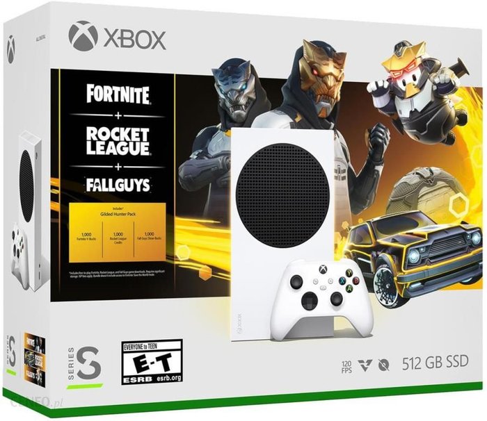 Microsoft Xbox Series S + Fortnite + Rocket League + FallGuys