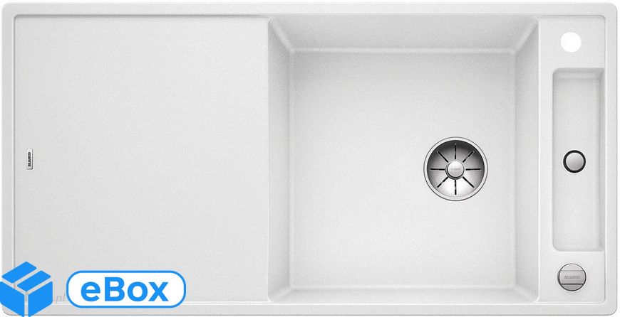 Blanco Axia III xl 6 S Biały z Deską Drewnianą 523504 eBox24-8158784 фото