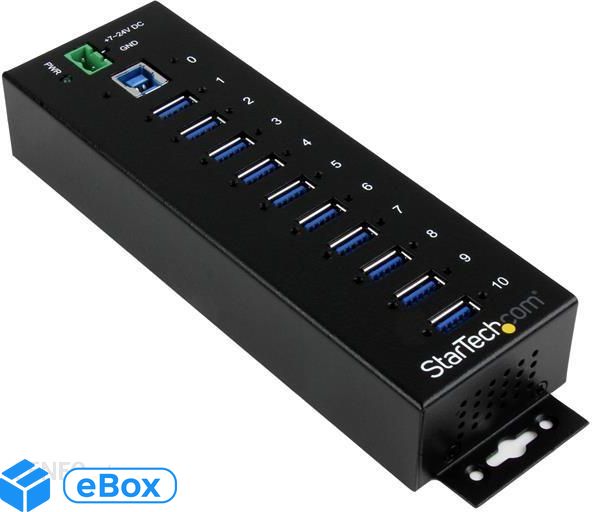 StarTech Przemysłowy HUB USB 3.0 10 portów (ST1030USBM) eBox24-8092585 фото
