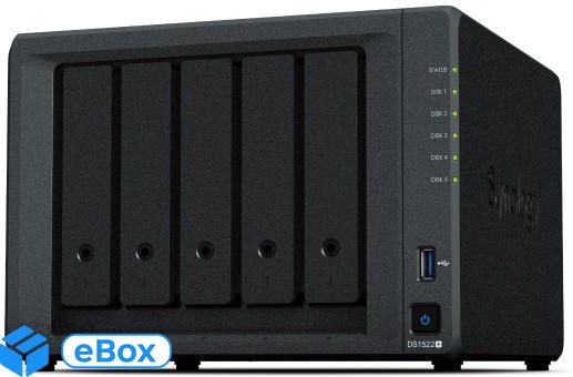 Synology Kit Ds1522+ -+ 5X Seagate Nas Hdd Ironwolf 10Tb 7.2K Sata - (KDS1522++5XST10000VN000) eBox24-8084186 фото