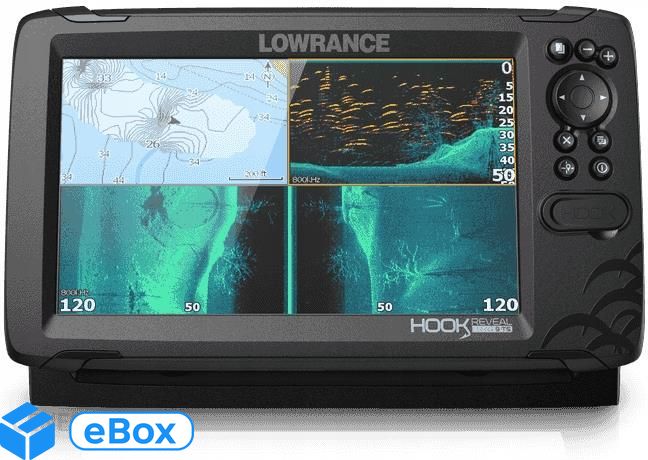 Lowrance Hook Reveal 9 TripleShot echosonda z Gps eBox24-8219736 фото