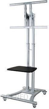 TV SET ACC FLOOR STAND SILVER 27-60" PLASMA-M1800E NEWSTAR