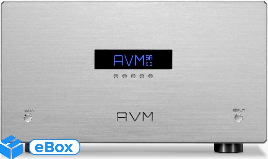Avm Ovation Sa 8.3 Srebrna Stereofoniczna Końcówka Mocy (SA83SILVER) eBox24-8043669 фото