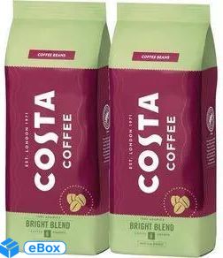 Costa Coffee 2X Ziarnista Bright Blend 1kg eBox24-8371422 фото