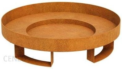 Palenisko metalowe Corten GORRA, 100x25 cm