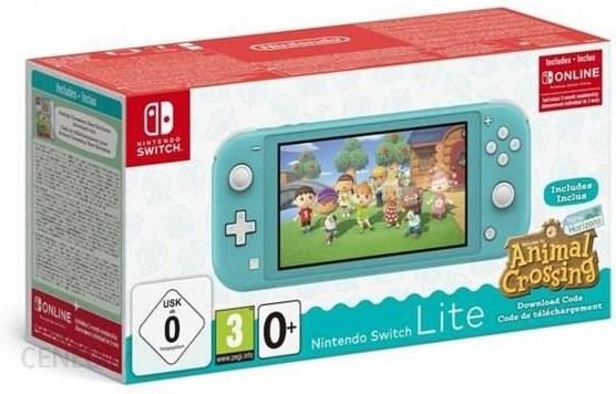 Nintendo Switch Lite Turquoise + Animal Crossing New Horizons eBox24-8028588 фото
