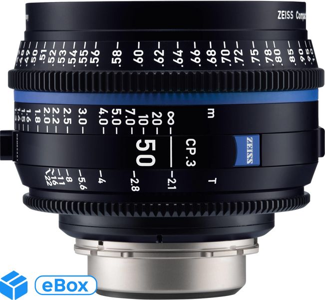 Zeiss CP.3 50mm T2.1 Cine Compact Prime (Nikon F) eBox24-8032688 фото