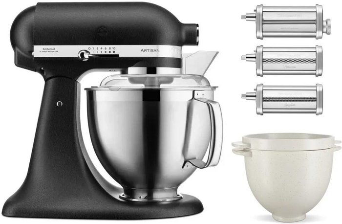 KitchenAid 5KSM185PSEBK + 5KSM2CB5BGS + 5KSMPRA