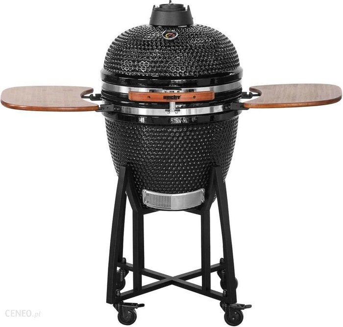 Hecht Ferno Black Ceramiczny Grill Węglowy Ogrodowy Zamykany 130M Termometr Żeliwny Komin Ewimax