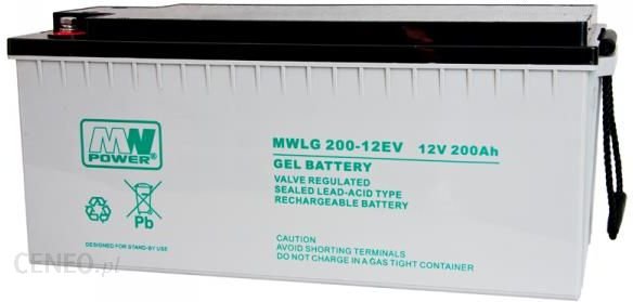 Mw Power Żelowy Mwlg 200Ah 12V (MWLG20012EV) eBox24-8278939 фото