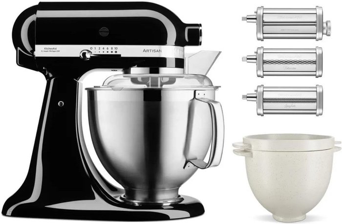 KitchenAid 5KSM185PSEOB + 5KSM2CB5BGS + 5KSMPRA