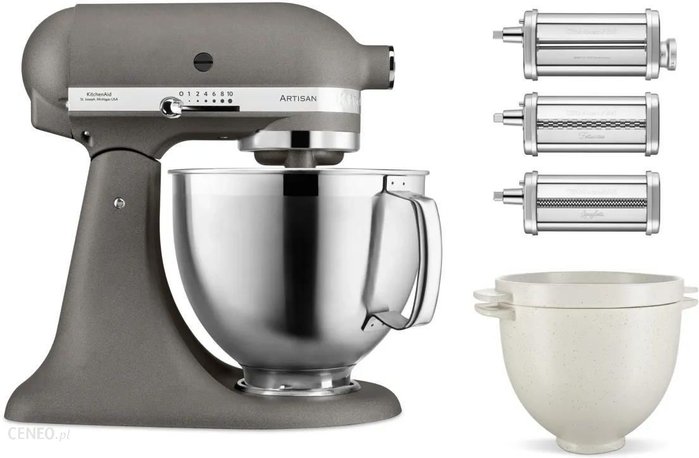 KitchenAid 5KSM185PSEGR + 5KSMPRA + 5KSM2CB5BGS