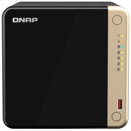 Serwer plików QNAP TS-464-8G 4-bay, Celeron N5105/N5095 4-core 2.9 GHz, 8G RAM DDR4, 2x 2,5 GbE LAN, 2xUSB 2.0, 2xUSB 3.2, 1xHDMI, 2x M.2 2280 NVMe eBox24-8082692 фото