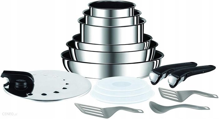 Tefal Ingenio L94096 Inox Indukcja 15 Pcs