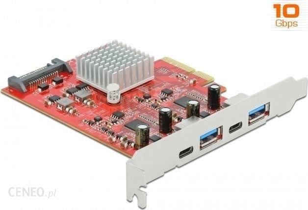 Delock PCIe 3.0 x4 - 2x USB-C + 2x USB 3.2 Gen 2 (89041) eBox24-8090443 фото