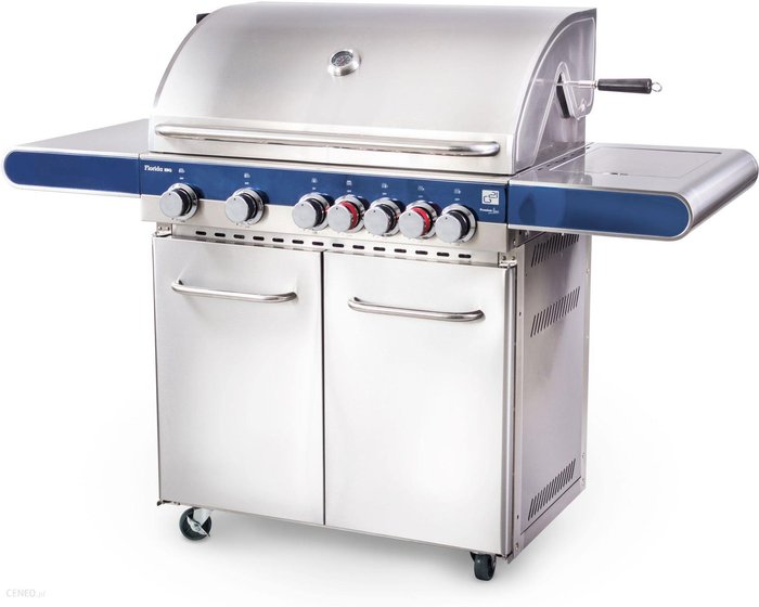 G21 Grill Gazowy Florida Bbq Linia Premium, 7 Palników + Zawór Redukcyjny Ciśnienia 639035