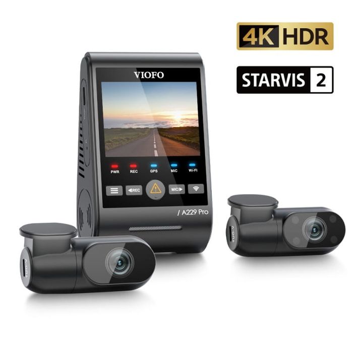 VIOFO Kamera samochodowa A229 PRO 3CH | Wideorejestratory to nasza specjal eBox24-94275655 фото