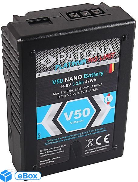 Patona Platinum Nano V-Mount V50 eBox24-8033394 фото