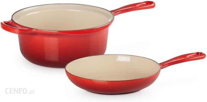 Le Creuset Marmitout 2w1 żeliwo wiśniowy 25044220602460 (24147238546)