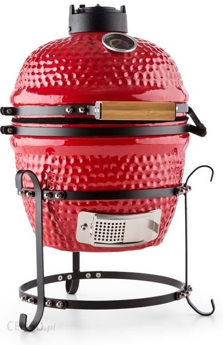 Klarstein Princesize Grill Kamado Grill Ceramiczny 11" Wędzarnia Bbq Slowcooking Czerwony