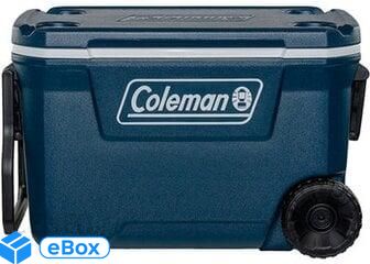Coleman 62Qt Wheeled Cooler Niebieski eBox24-8019596 фото