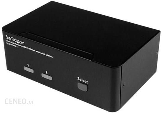 Startech.Com 2-Port DisplayPort Dual-KVM Switch - 4K 60Hz - KVM / audio / USB switch - 2 porty (SV231DPDDUA2) eBox24-8088346 фото