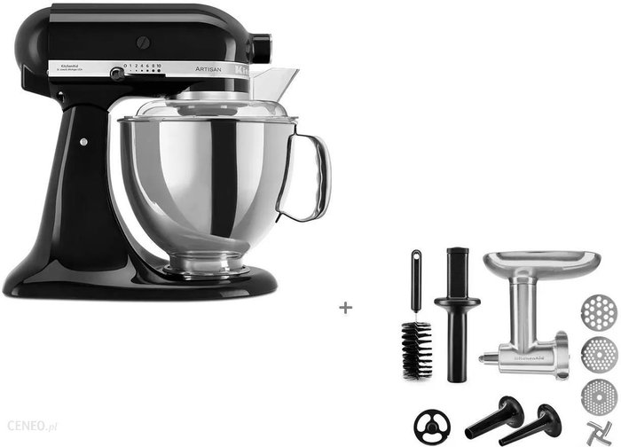 KitchenAid Artisan 5/175 Czarny 5KSM175PSEOB+5KSMMGA