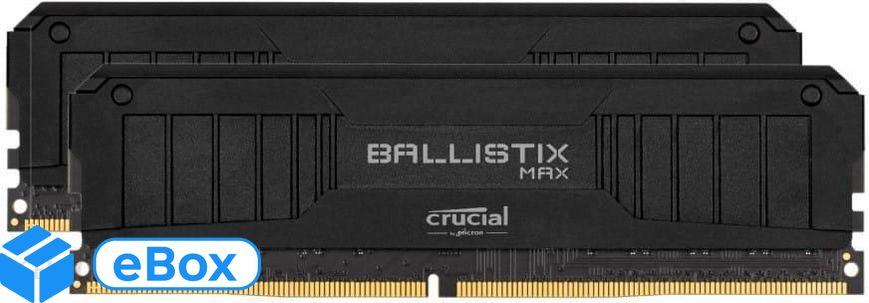 Crucial 16GB (2x8GB) 5100MHz CL19 Ballistix Max Black (BLM2K8G51C19U4B) eBox24-8076346 фото