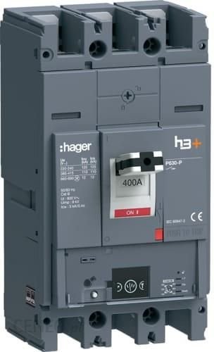 Hager Mccb Wyłącznik Mocy H3+ P630 Energy 3X400A 110Ka (Hpw400Nr) eBox24-8180920 фото